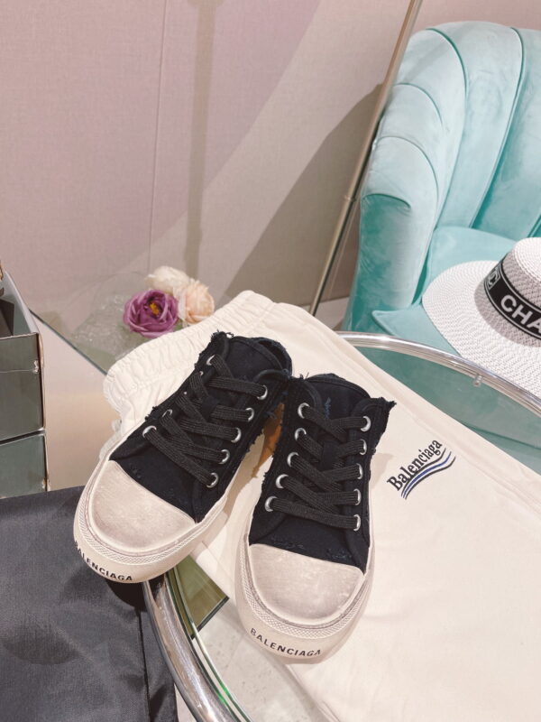 Balenciaga Paris Trainers Mule Black For Women