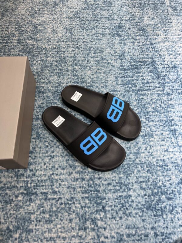 Balenciaga Pool Slide Sandal Black For Women