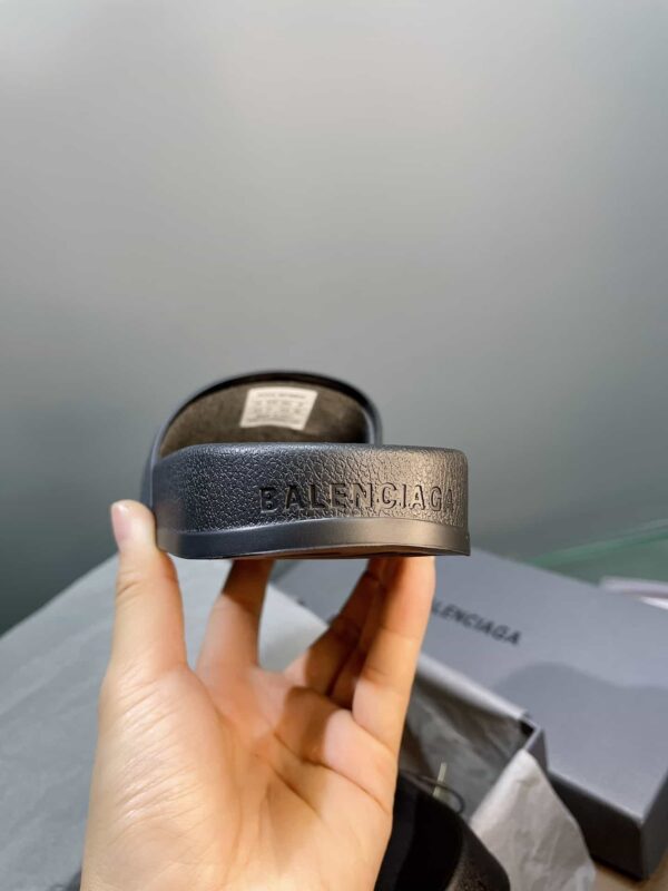 Balenciaga Pool Slide Sandal Black For Women