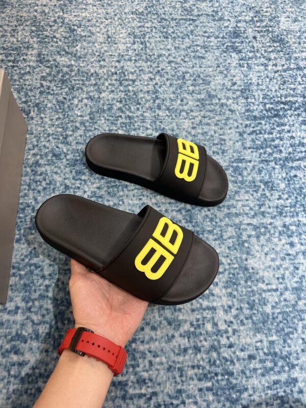 Balenciaga Pool Slide Sandal Black For Women