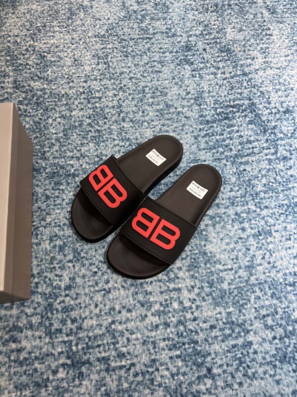 Balenciaga Pool Slide Sandal Black For Women
