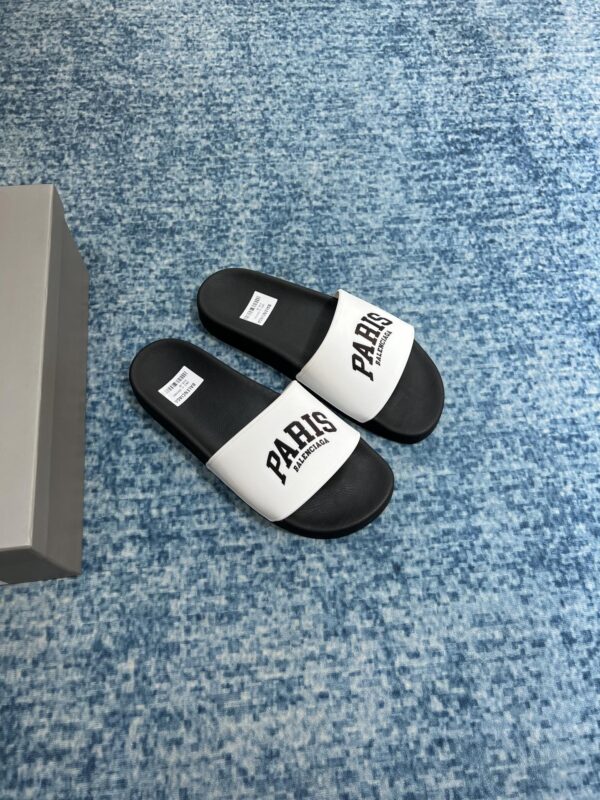 Balenciaga Pool Slide Sandal Black For Women