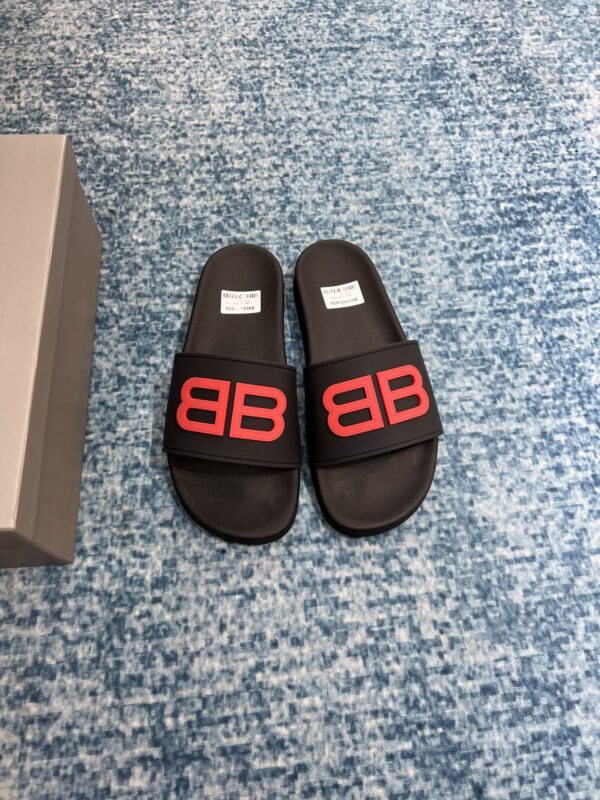 Balenciaga Pool Slide Sandal Black For Women