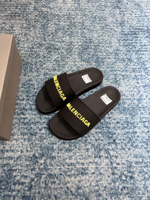Balenciaga Pool Slide Sandal Black For Women