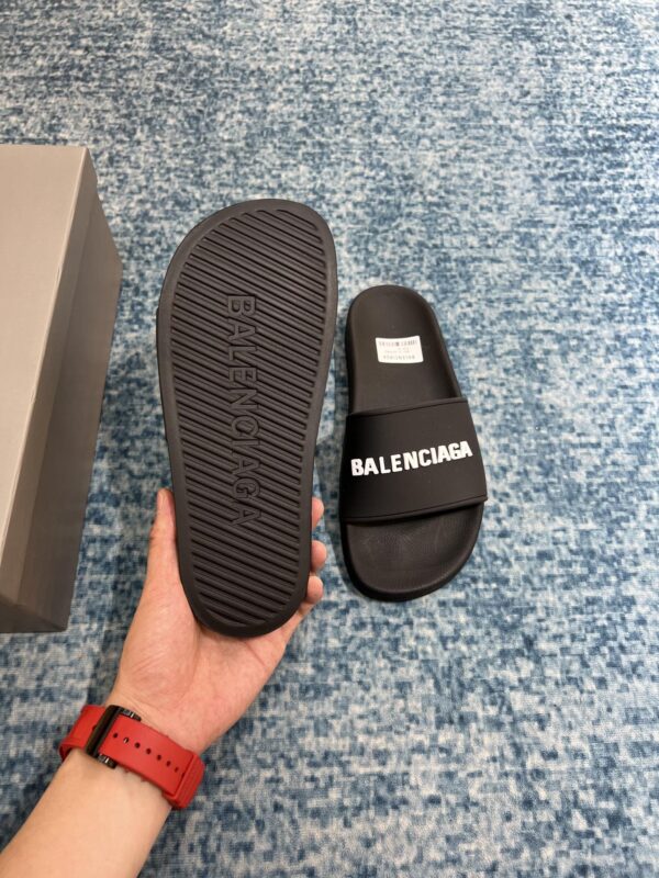 Balenciaga Pool Slide Sandal Black For Women