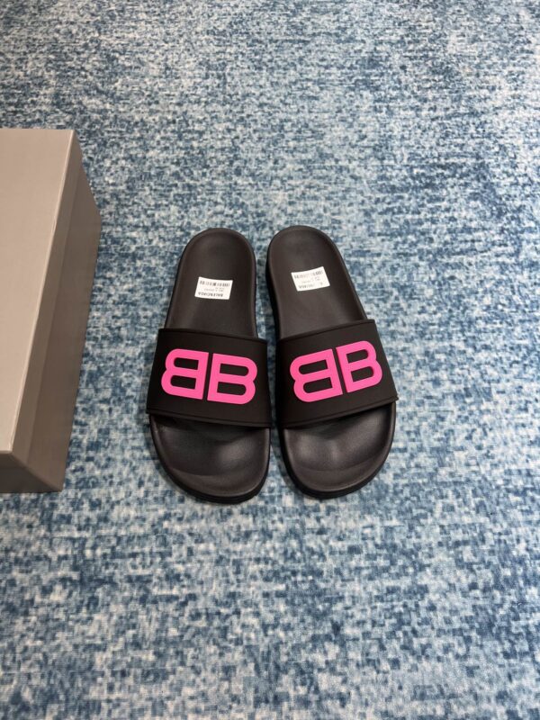 Balenciaga Pool Slide Sandal Black For Women