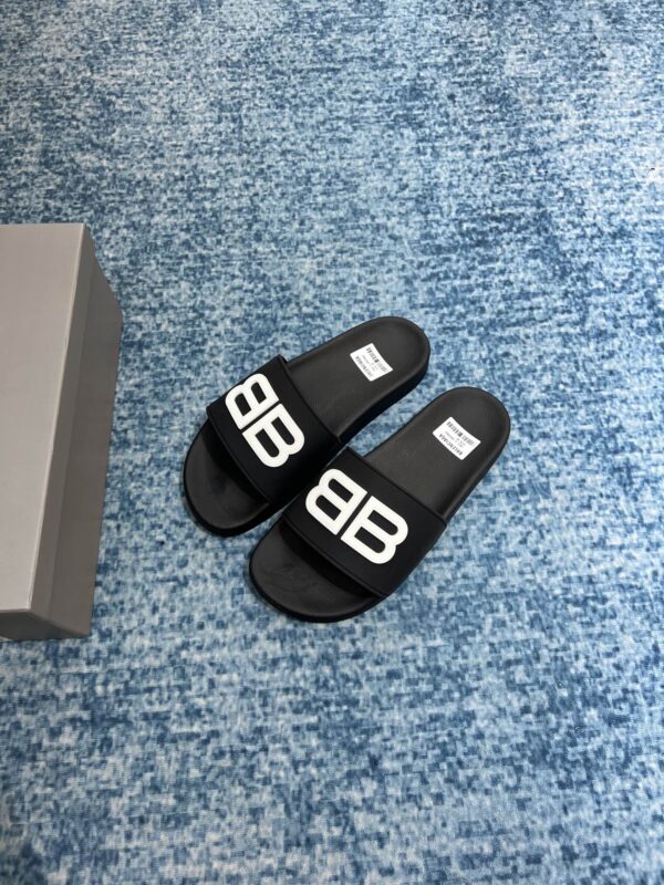 Balenciaga Pool Slide Sandal Black For Women