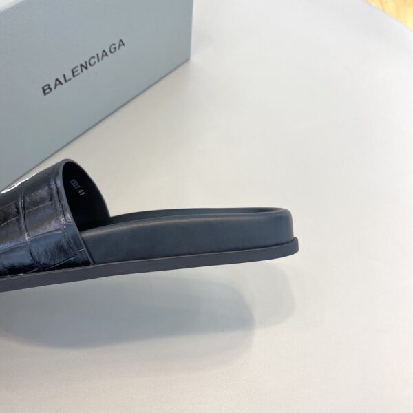 Balenciaga Pool Slide Sandal Black For Women