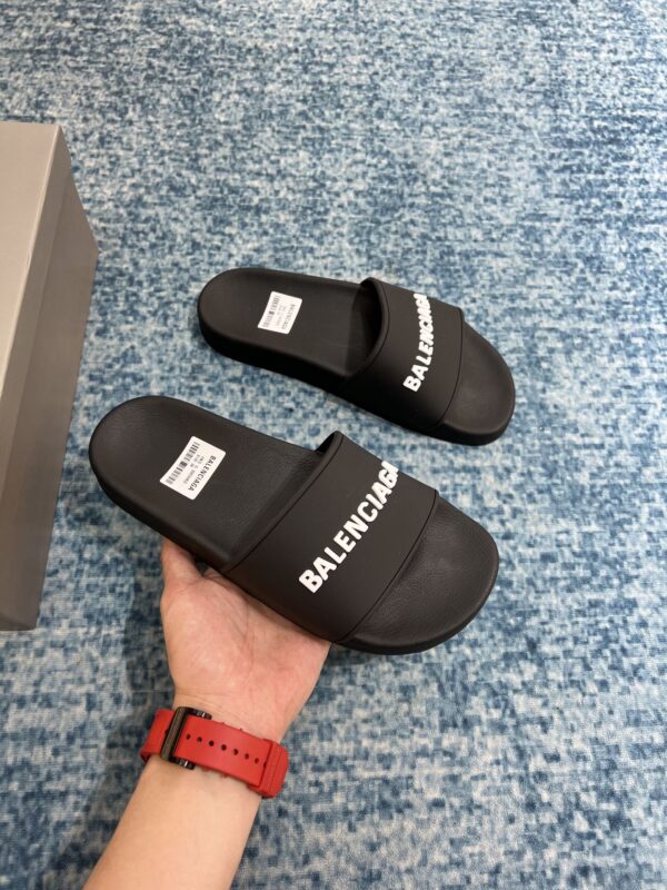 Balenciaga Pool Slide Sandal Black For Women