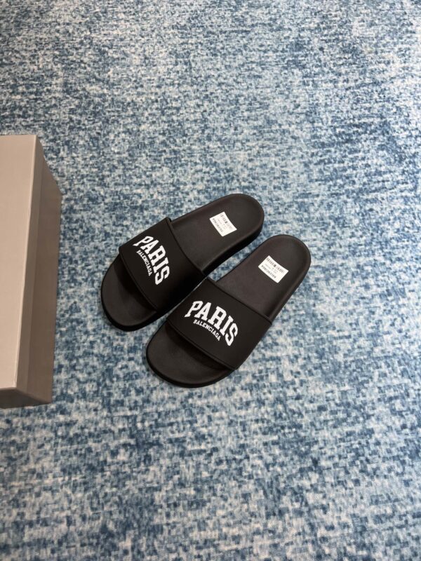 Balenciaga Pool Slide Sandal Black For Women