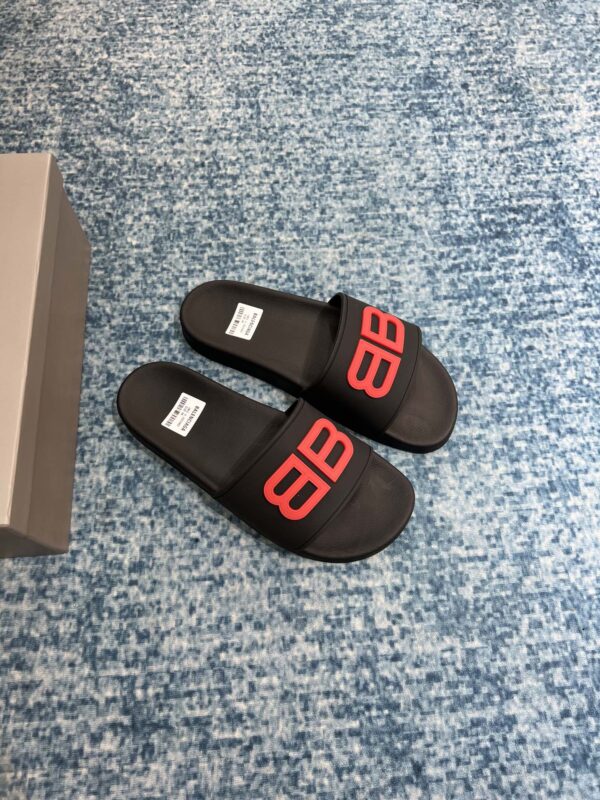 Balenciaga Pool Slide Sandal Black For Women