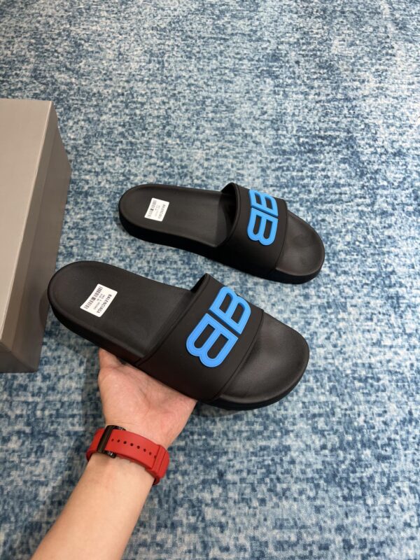 Balenciaga Pool Slide Sandal Black For Women