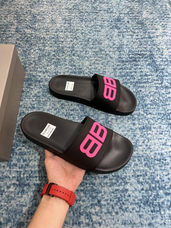 Balenciaga Pool Slide Sandal Black For Women