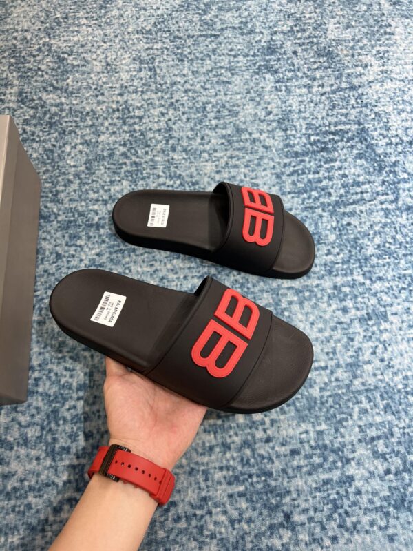 Balenciaga Pool Slide Sandal Black For Women