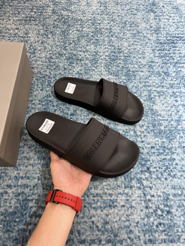 Balenciaga Pool Slide Sandal Black For Women