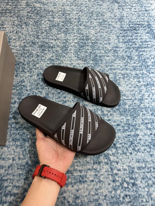 Balenciaga Pool Slide Sandal Black For Women