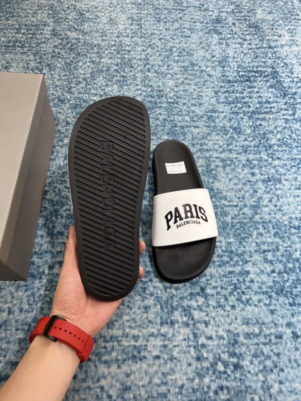 Balenciaga Pool Slide Sandal Black For Women