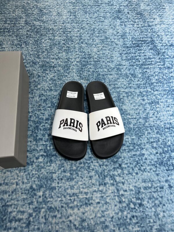 Balenciaga Pool Slide Sandal Black For Women