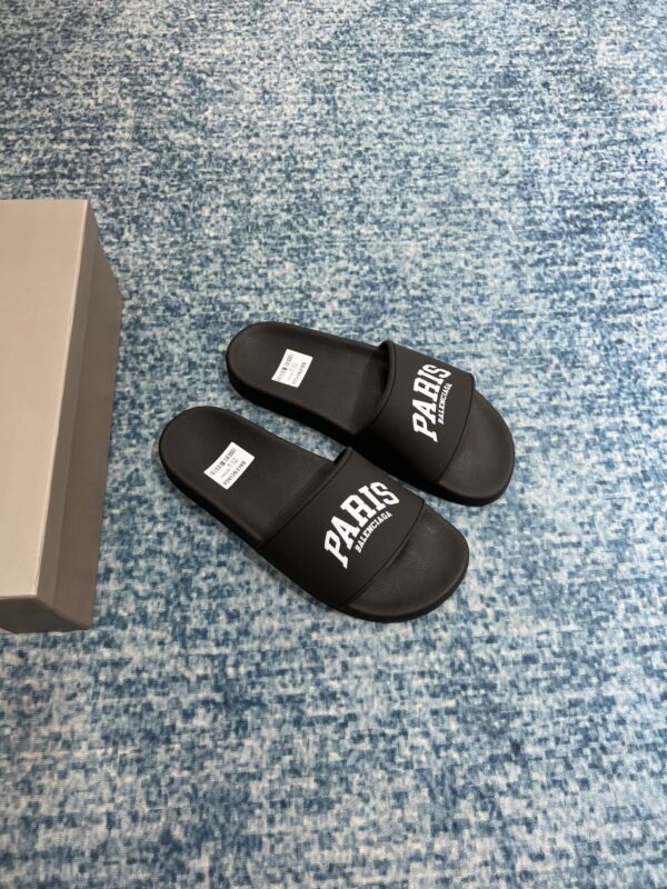 Balenciaga Pool Slide Sandal Black For Women