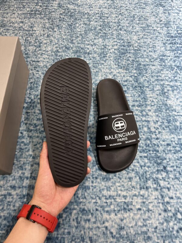Balenciaga Pool Slide Sandal Black For Women