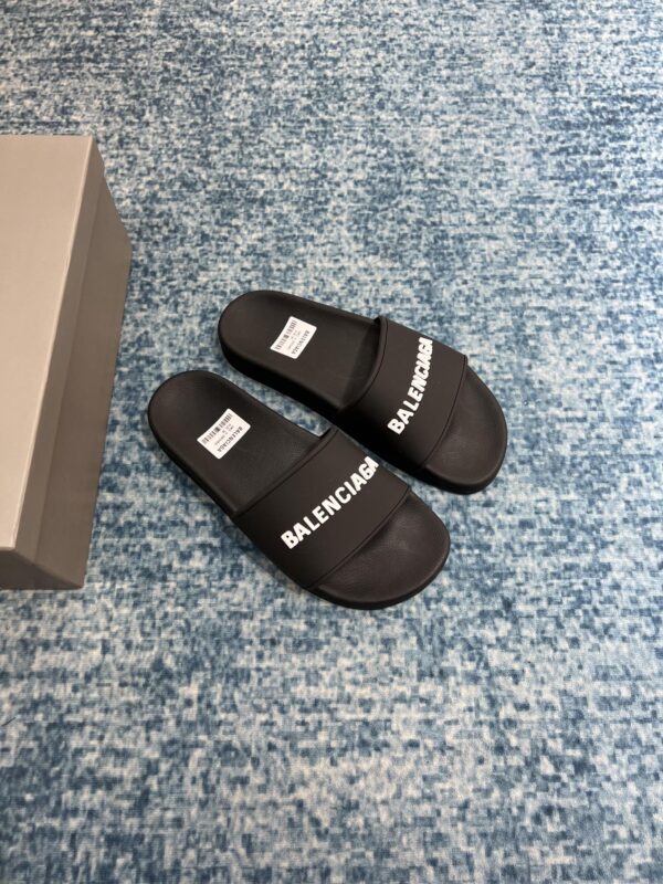 Balenciaga Pool Slide Sandal Black For Women
