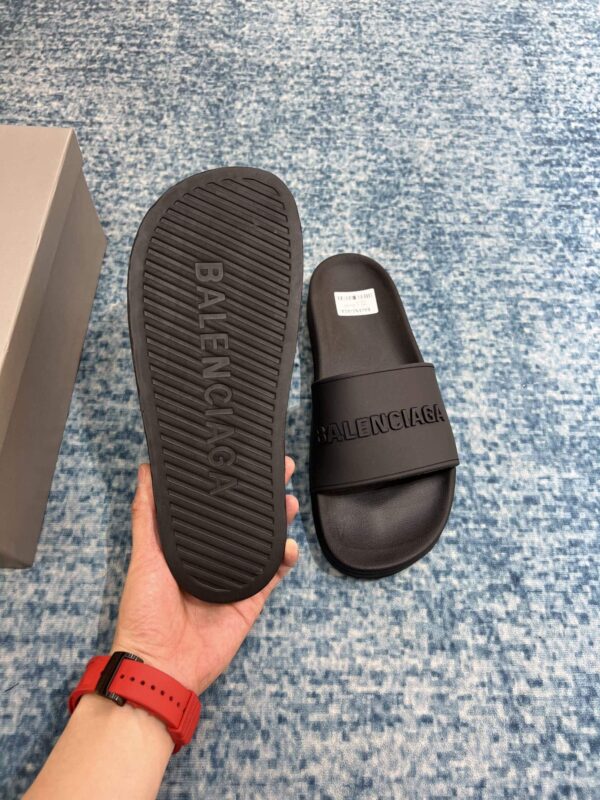 Balenciaga Pool Slide Sandal Black For Women