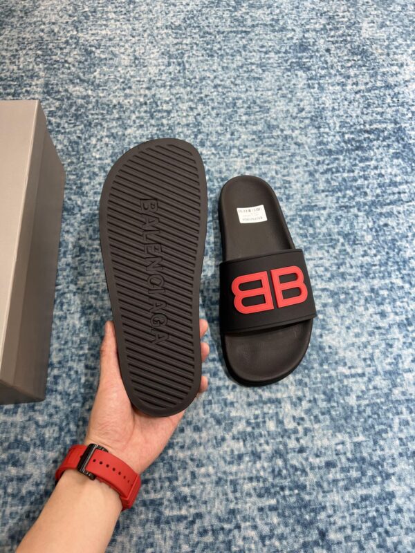Balenciaga Pool Slide Sandal Black For Women