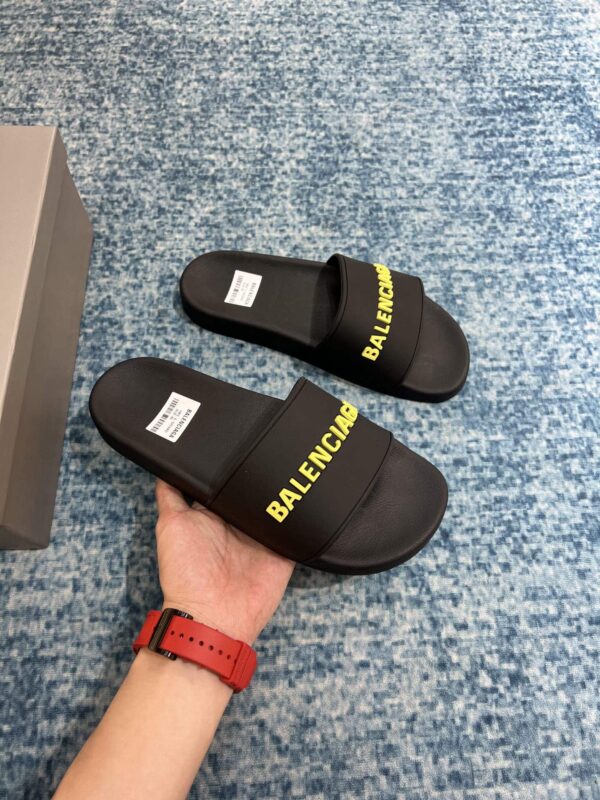 Balenciaga Pool Slide Sandal Black For Women