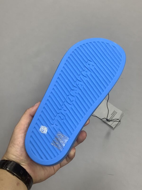 Balenciaga Pool Slide Sandal Blue For Women