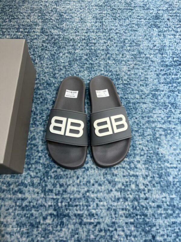 Balenciaga Pool Slide Sandal Grey For Women