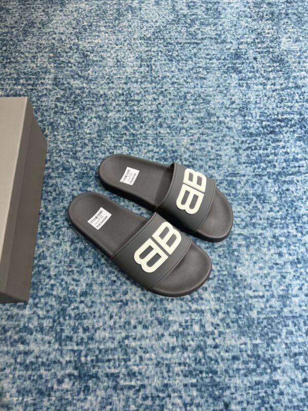 Balenciaga Pool Slide Sandal Grey For Women