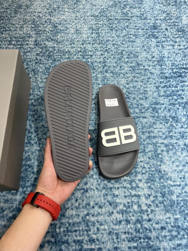 Balenciaga Pool Slide Sandal Grey For Women