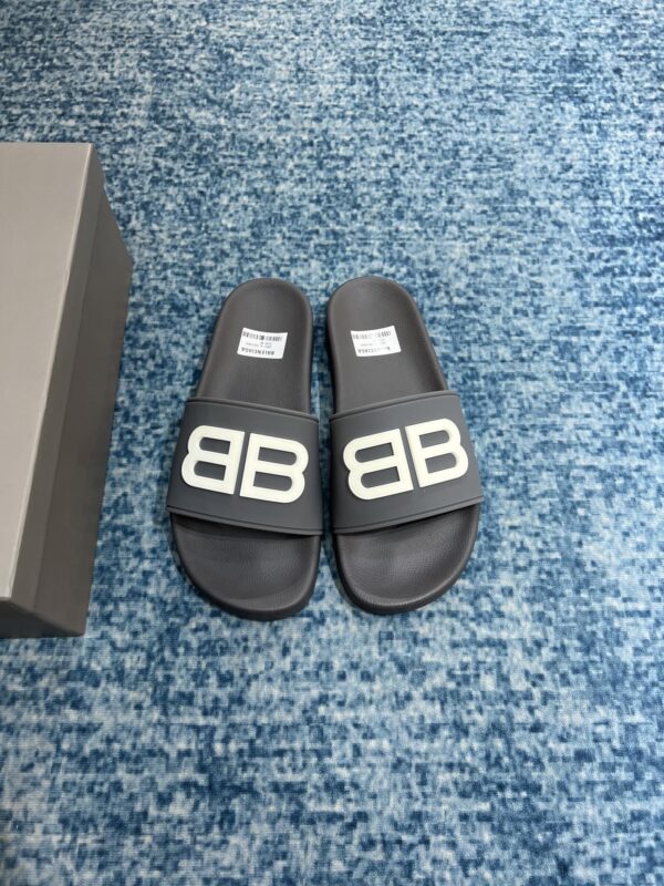 Balenciaga Pool Slide Sandal Grey For Women