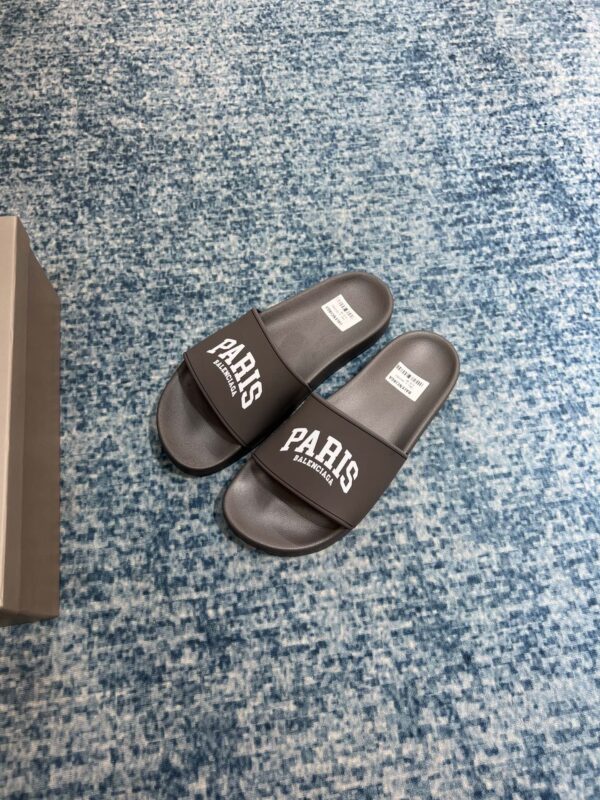 Balenciaga Pool Slide Sandal Grey For Women