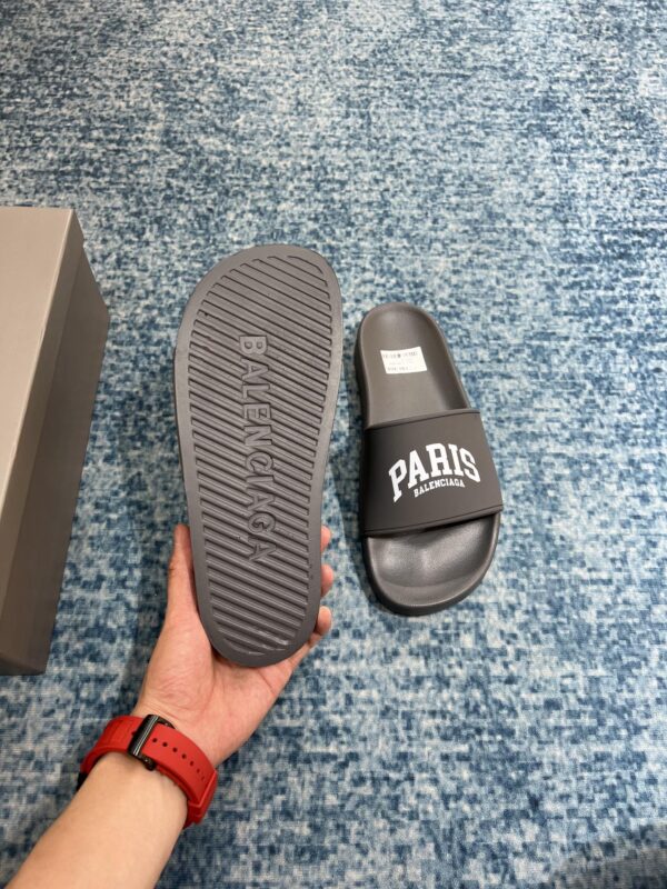 Balenciaga Pool Slide Sandal Grey For Women