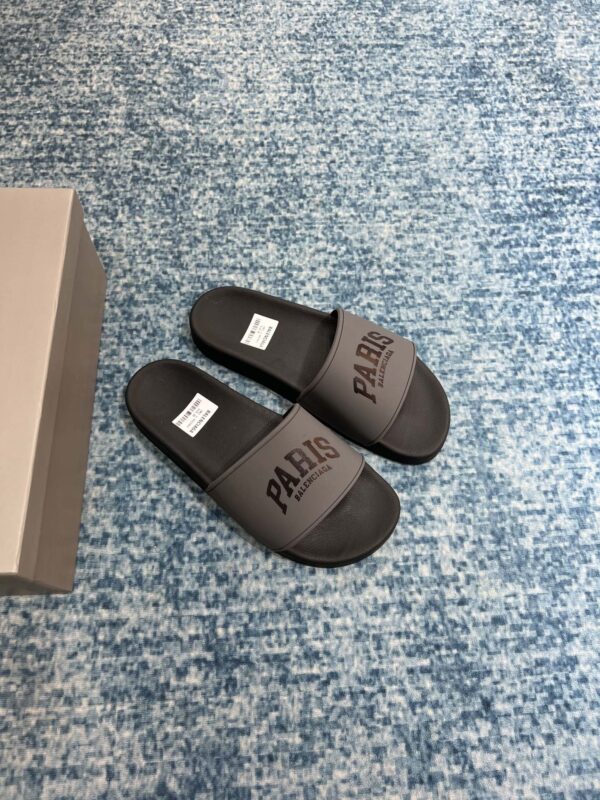 Balenciaga Pool Slide Sandal Grey For Women
