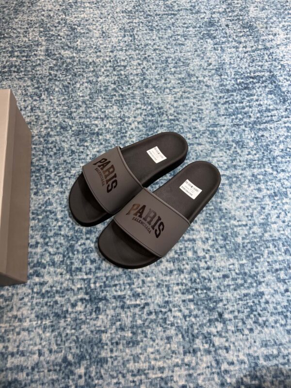 Balenciaga Pool Slide Sandal Grey For Women