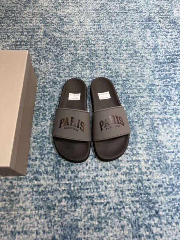Balenciaga Pool Slide Sandal Grey For Women
