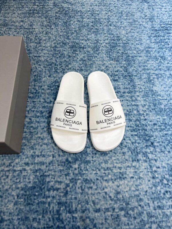 Balenciaga Pool Slide Sandal White For Women
