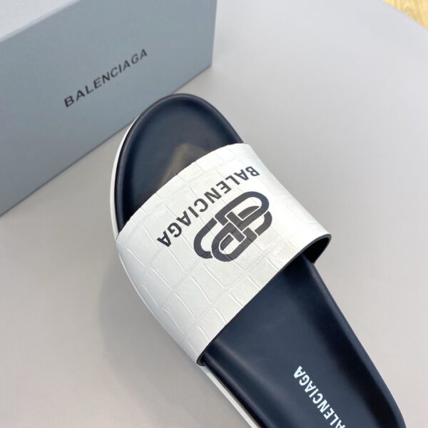 Balenciaga Pool Slide Sandal White For Women
