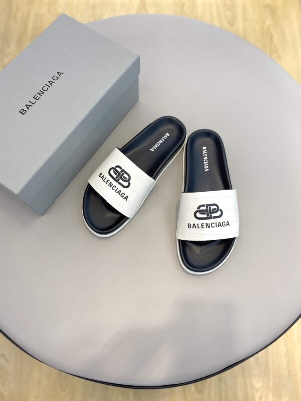 Balenciaga Pool Slide Sandal White For Women