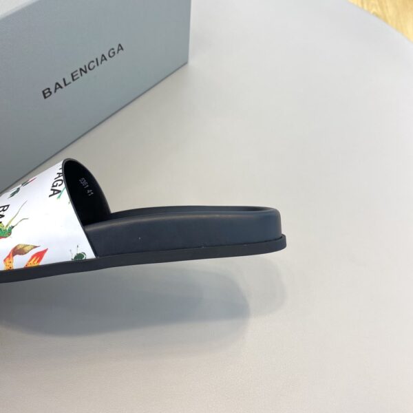 Balenciaga Pool Slide Sandal White For Women