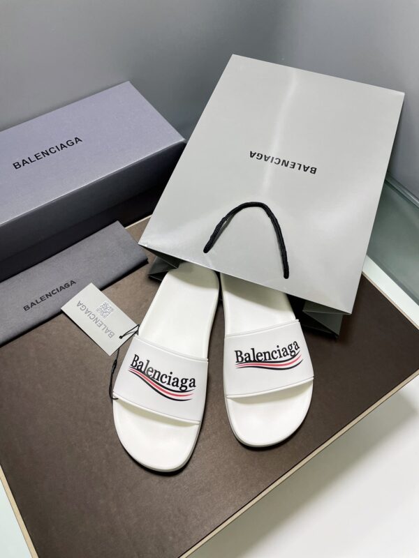 Balenciaga Pool Slide Sandal White For Women