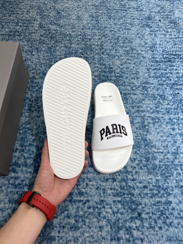 Balenciaga Pool Slide Sandal White For Women