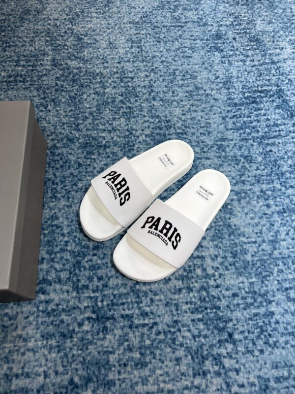 Balenciaga Pool Slide Sandal White For Women