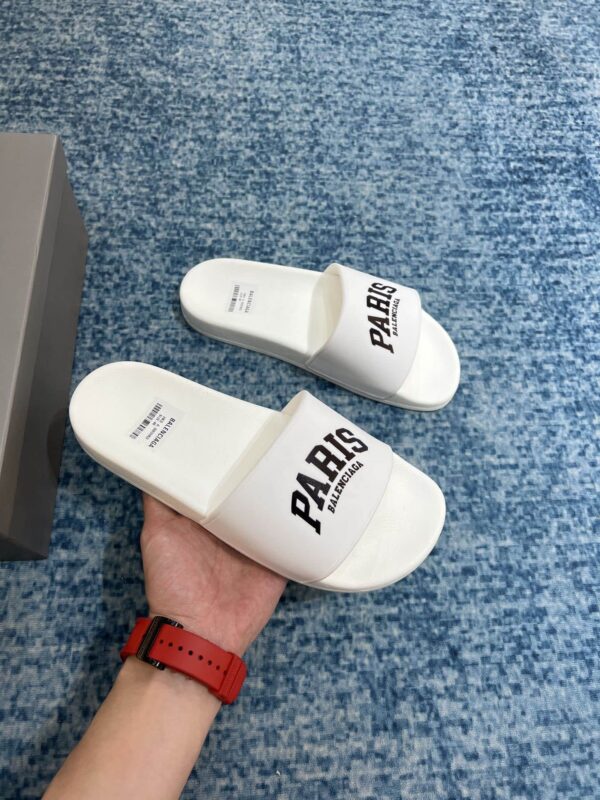 Balenciaga Pool Slide Sandal White For Women