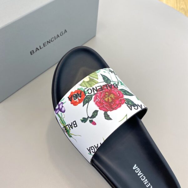 Balenciaga Pool Slide Sandal White For Women