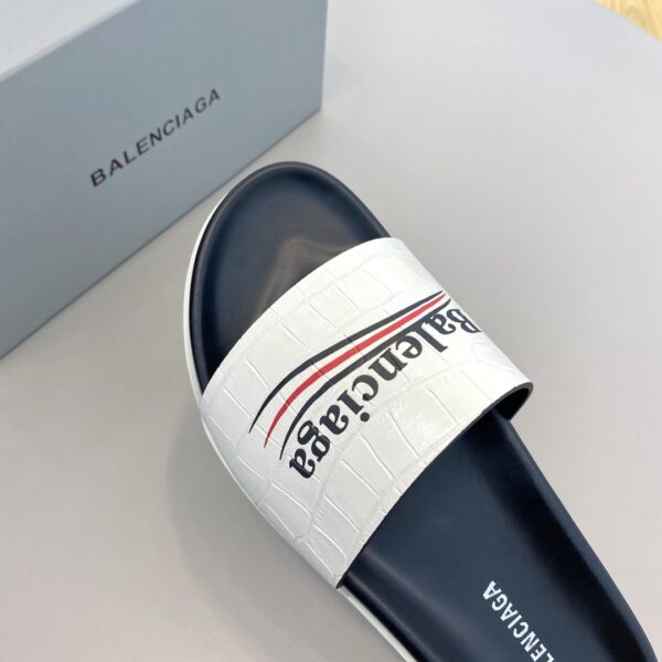 Balenciaga Pool Slide Sandal White For Women