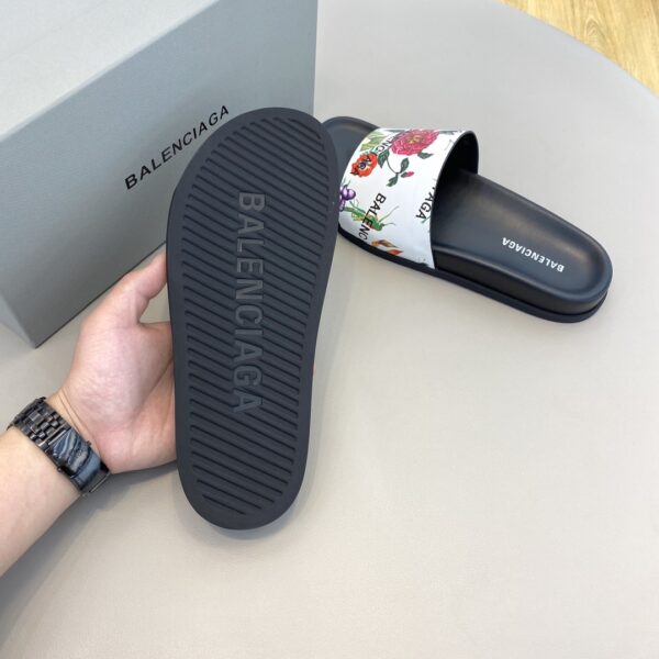 Balenciaga Pool Slide Sandal White For Women