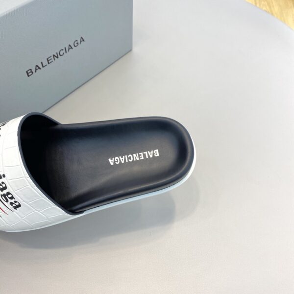 Balenciaga Pool Slide Sandal White For Women